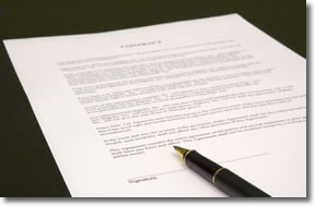 image of generic contract